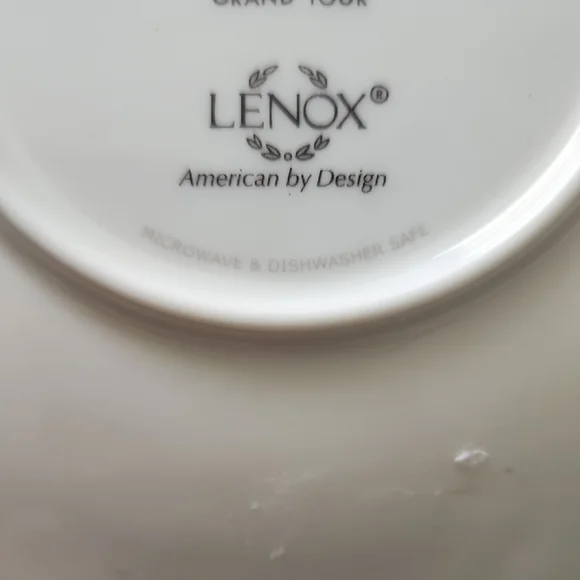 KATE SPADE white Lenox Grand Tour Decorative Plate - Picture 5 of 7